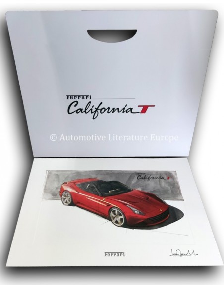 2014 FERRARI CALIFORNIA T LITHOGRAPHIE