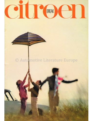 1965 CITROEN ID 19 WAGON BROCHURE...