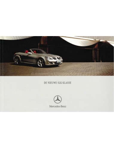 2004 MERCEDES BENZ SLK BROCHURE DUTCH