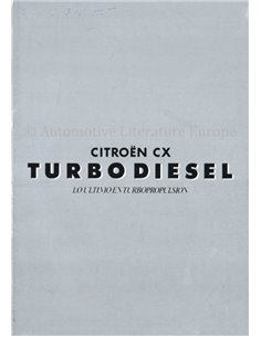 1983 CITROEN CX TURBODIESEL PROSPEKT SPANISCH