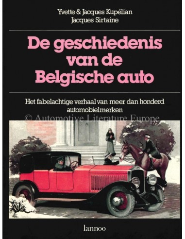 DE GESCHIEDENIS VAN DE BELGISCHE AUTO - KUPÉLIAN - BOOK