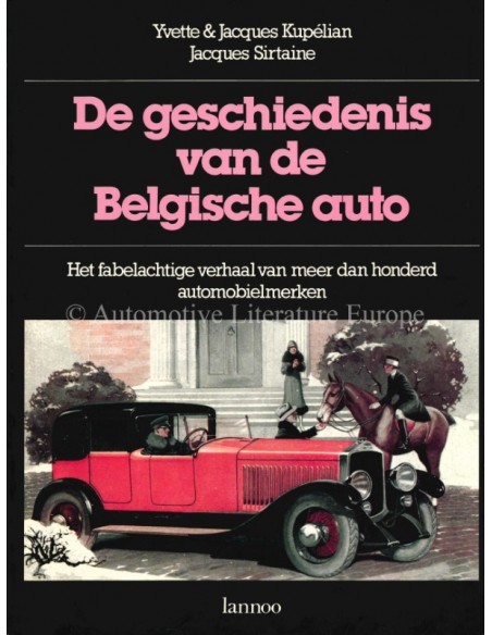 DE GESCHIEDENIS VAN DE BELGISCHE AUTO - KUPÉLIAN - BOOK