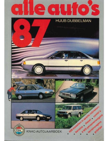 1987 KNAC AUTOJAARBOEK NEDERLANDS