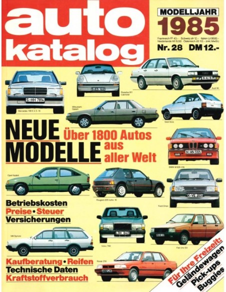 1985 AUTO KATALOG GERMAN 28