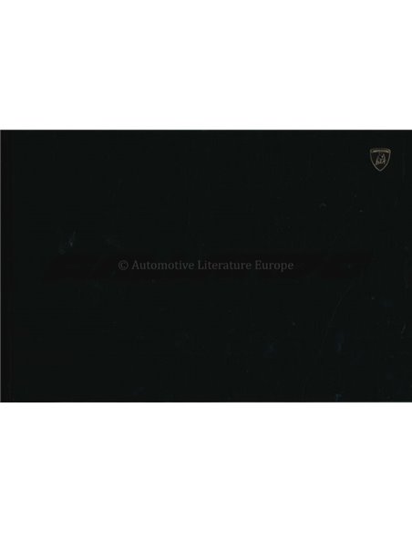 2013 LAMBORGHINI GALLARDO COUPE & SPYDER BROCHURE DUITS