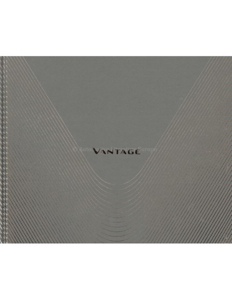 2021 ASTON MARTIN VANTAGE HARDBACK BROCHURE ENGLISH