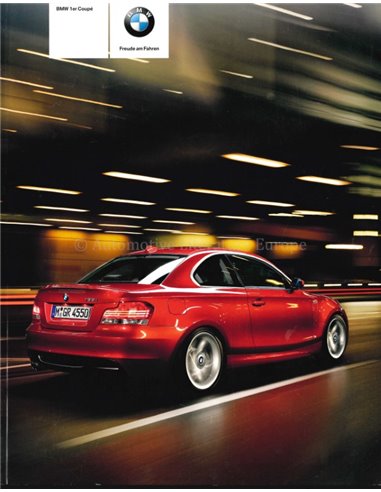 2008 BMW 1 SERIES COUPÉ BROCHURE GERMAN