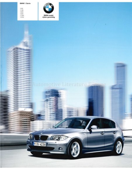 2006 BMW 1 SERIE BROCHURE NEDERLANDS