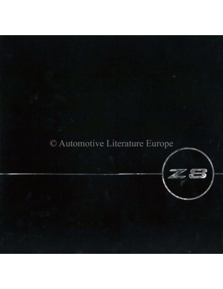 1999 BMW Z8 BROCHURE GERMAN
