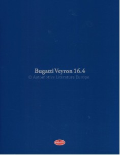 2007 BUGATTI EB 16.4 VEYRON BROCHURE ENGELS