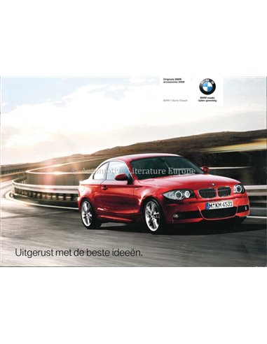 2007 BMW 1ER COUPÉ PROSPEKT NIEDERLÄNDISCH