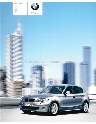 2005 BMW 1ER PROSPEKT NIEDERLÄNDISCH