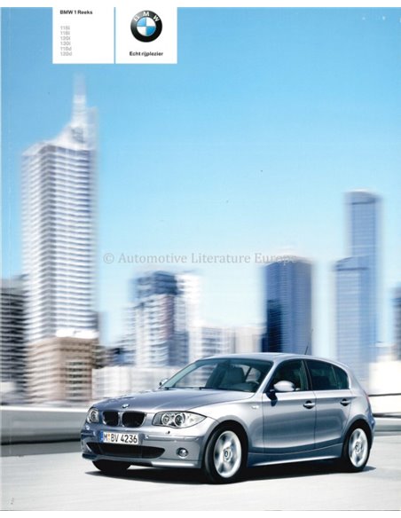 2005 BMW 1 SERIES BROCHURE DUTCH