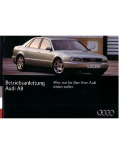1994 AUDI A8 INSTRUCTIEBOEKJE DUITS