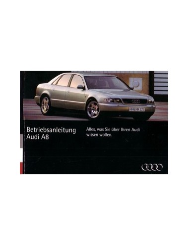 1994 AUDI A8 INSTRUCTIEBOEKJE DUITS