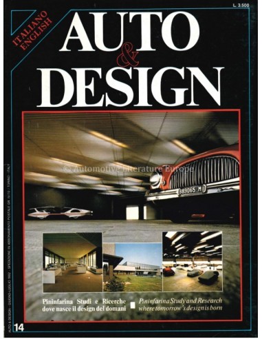1982 AUTO & DESIGN MAGAZINE ITALIAANS...