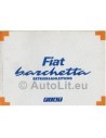 1995 FIAT BARCHETTA INSTRUCTIEBOEKJE DUITS