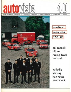1966 AUTOVISIE MAGAZIN 40 NIEDERLÄNDISCH