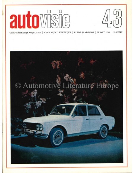 1966 AUTOVISIE MAGAZINE 43 DUTCH