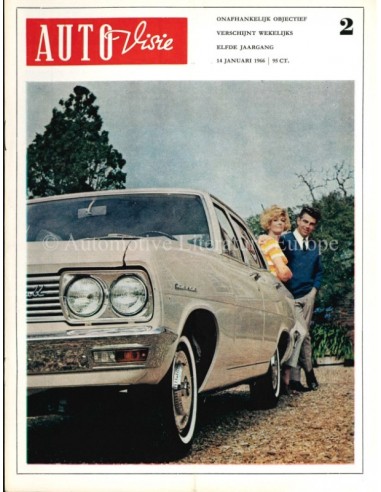 1966 AUTOVISIE MAGAZINE 2 NEDERLANDS