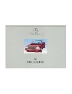 1999 MERCEDES BENZ SL KLASSE INSTRUCTIEBOEKJE ITALIAANS