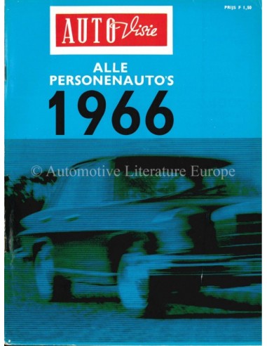 1966 AUTOVISIE MAGAZIN 5 NIEDERLÄNDISCH