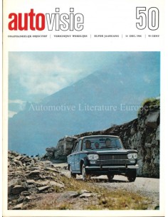 1966 AUTOVISIE MAGAZINE 50 NEDERLANDS