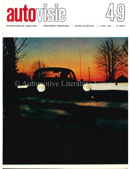 1966 AUTOVISIE MAGAZINE 49 DUTCH