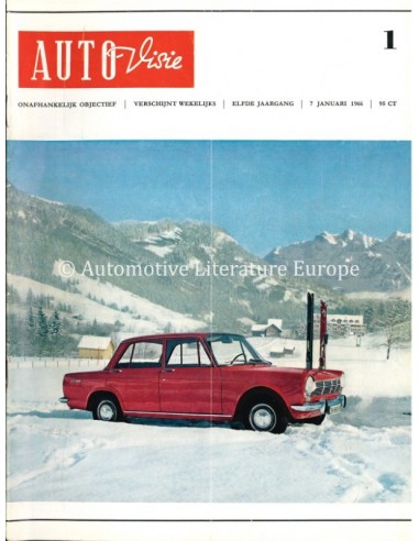 1966 AUTOVISIE MAGAZINE 1 NEDERLANDS