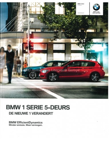 2011 BMW 1 SERIE BROCHURE NEDERLANDS
