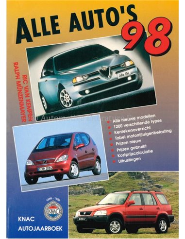1998 KNAC AUTOJAHRBUCH NIEDERLÄNDISCH