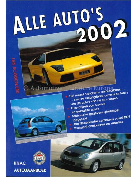 2002 KNAC AUTOJAHRBUCH NIEDERLÄNDISCH