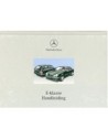 2000 MERCEDES BENZ E KLASSE INSTRUCTIEBOEKJE NEDERLANDS