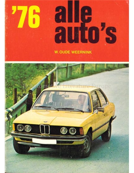 1976 KNAC AUTOJAARBOEK NEDERLANDS