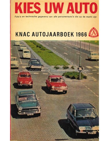 1966 KNAC AUTOJAARBOEK NEDERLANDS