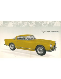 1956 FERRARI 250 GRANTURISMO BROCHURE ENGELS 2