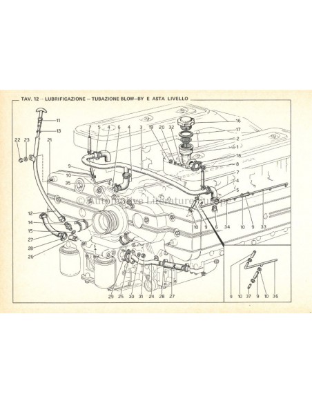 1973 FERRARI 365 GT4 BB ERSATZTEILKATALOG 89/73