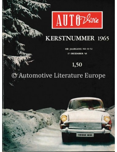 1965 AUTOVISIE MAGAZIN 51-52 NIEDERLÄNDISCH