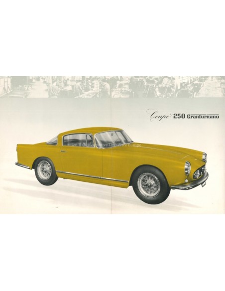 1956 FERRARI 250 GRANTURISMO BROCHURE ENGLISH