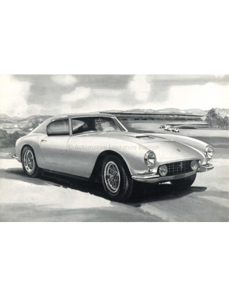 1959 FERRARI 250 GRANTURISMO BERLINETTA BROCHURE FRANS
