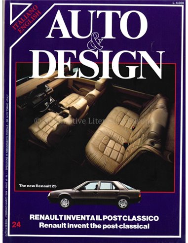 1984 AUTO & DESIGN MAGAZINE ITALIAN & ENGLISH 24
