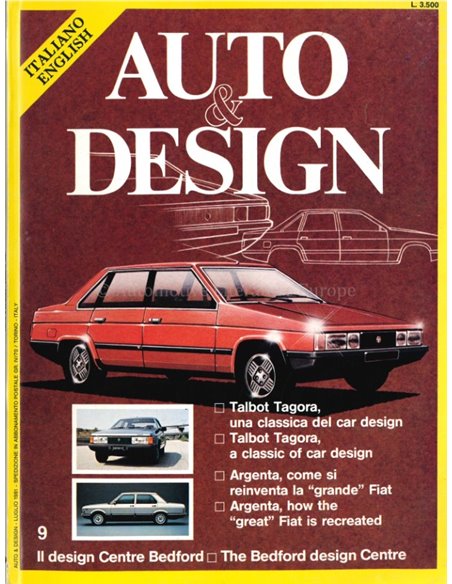 1981 AUTO & DESIGN MAGAZINE ITALIAANS & ENGELS 9