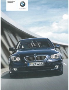 2008 BMW 5 SERIE INSTRUCTIEBOEKJE DUITS