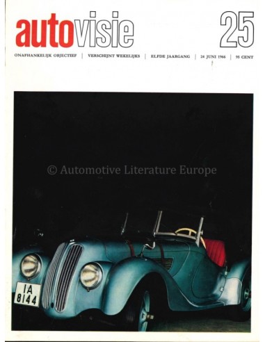 1966 AUTOVISIE MAGAZINE 25 NEDERLANDS