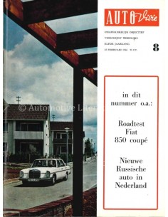 1966 AUTOVISIE MAGAZINE 8 NEDERLANDS
