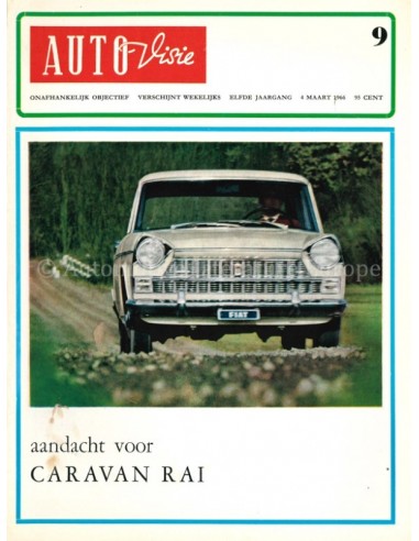 1966 AUTOVISIE MAGAZINE 9 DUTCH