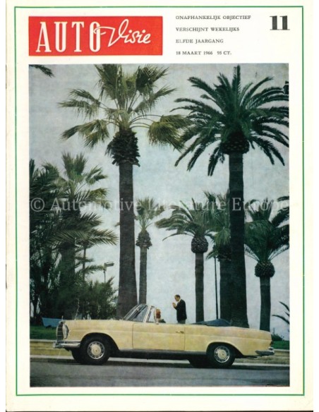 1966 AUTOVISIE MAGAZINE 11 NEDERLANDS