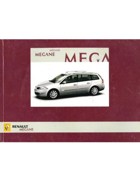 2005 RENAULT MEGANE WAGON INSTRUCTIEBOEKJE NEDERLANDS