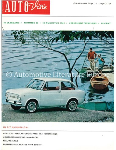 1964 AUTOVISIE MAGAZINE 36 NEDERLANDS