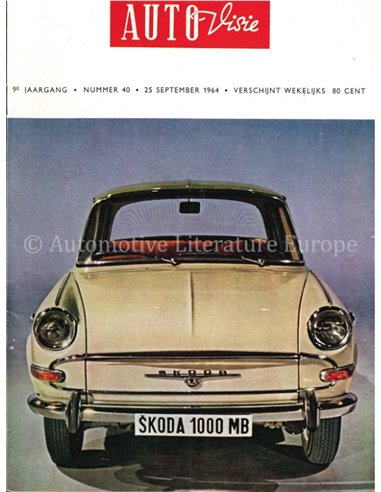 1964 AUTOVISIE MAGAZIN 40 NIEDERLÄNDISCH